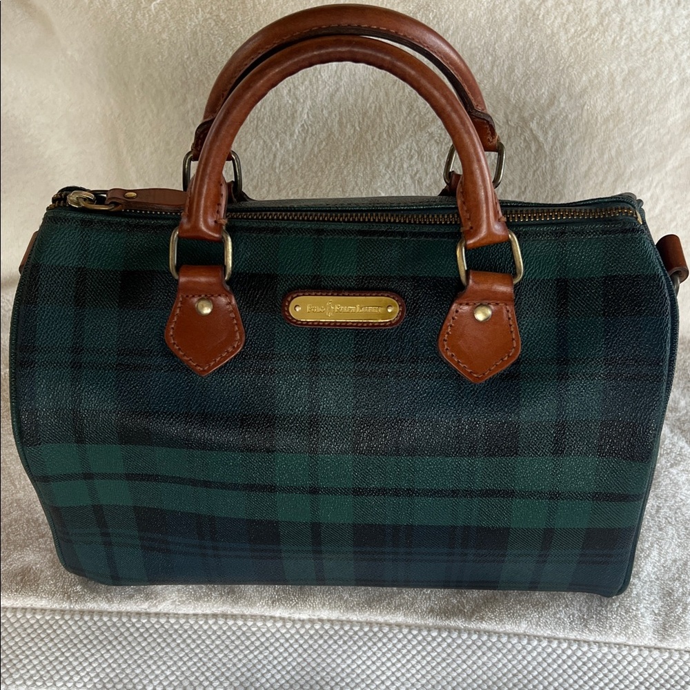 Vintage Polo Ralph Lauren Plaid Handbag - Picture 2 of 16